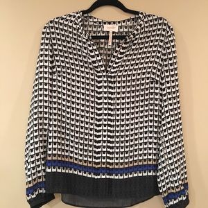 Laundry by Shelli Segal Long Sleeve Work Blouse
